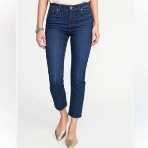 Old Navy The Power Jean AKA The Perfect Straight Ankle Dark Wash 0